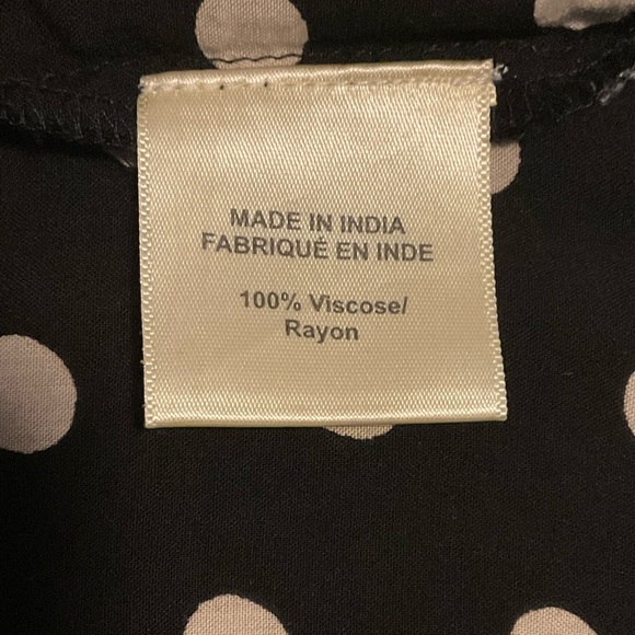 Anthropologie Porridge Polka Dot Long Sleeve Blouse - Picture 4 of 4